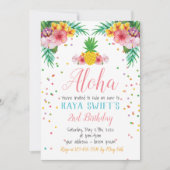 Invitation à l'anniversaire d'Aloha (Devant)