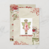 Invitation à l'anniversaire d'Angel (Devant / Derrière)