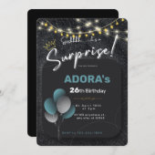 Invitation à l'anniversaire d'anniversaire d'un bl (Devant / Derrière)