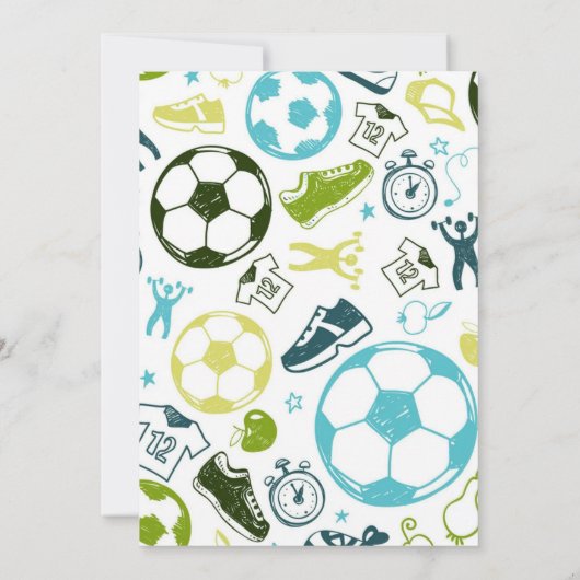 Invitation à l'anniversaire de 11 ans (Dos)