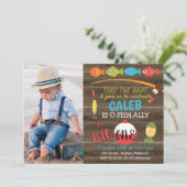 Invitation à l'anniversaire de Bait Big One (Debout devant)