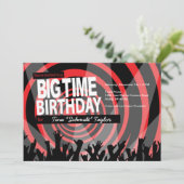 Invitation à l'anniversaire de Big Time (Debout devant)