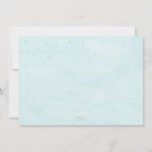 Invitation à l'anniversaire de Blue Panda (Dos)