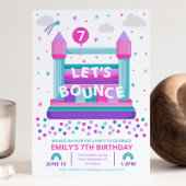 Invitation à l'anniversaire de Bounce House