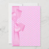 Invitation à l'anniversaire de Bow et Dots (Dos)