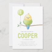 Invitation à l'anniversaire de Budgie (Devant)