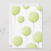 Invitation à l'anniversaire de Budgie (Dos)