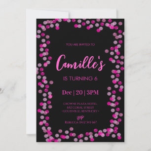 Invitation à l'anniversaire de Bulles