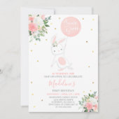 Invitation à l'anniversaire de Bunny Anniversaire  (Devant)