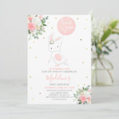 Invitation à l'anniversaire de Bunny Anniversaire  (Debout devant)