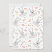 Invitation à l'anniversaire de Bunny Anniversaire  (Dos)