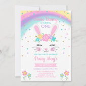 Invitation à l'anniversaire de Bunny Anniversaire  (Devant)