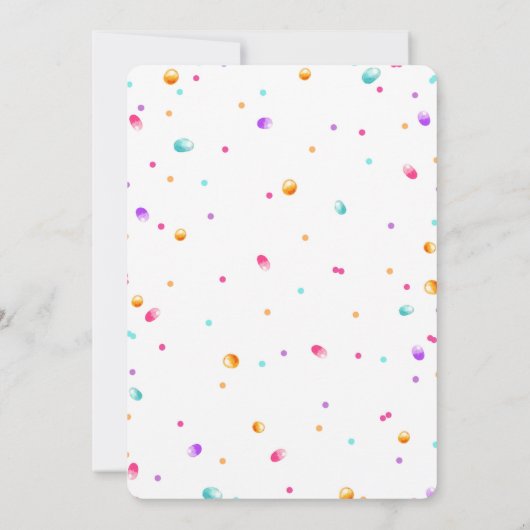 Invitation à l'anniversaire de Candy (Dos)