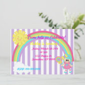 Invitation à l'anniversaire de Candyland (Debout devant)