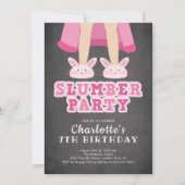 Invitation à l'anniversaire de Chalkboard Stwood P (Devant)