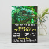 Invitation à l'anniversaire de Chameleon (Debout devant)