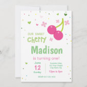 Invitation à l'anniversaire de Cherry (Devant)