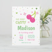 Invitation à l'anniversaire de Cherry (Debout devant)