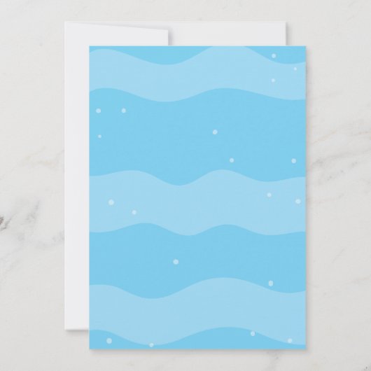 Invitation à l'anniversaire de Chill Mermaid (Dos)