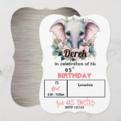 Invitation à l'anniversaire de Chubby (Devant / Derrière)