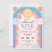 Invitation à l'anniversaire de Cloud 9 (Devant)