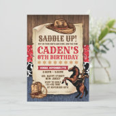 Invitation à l'anniversaire de Cowboy (Debout devant)