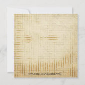 Invitation à l'anniversaire de Cowboy (Dos)