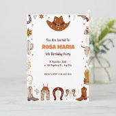 Invitation à l'anniversaire de Cowboy (Debout devant)