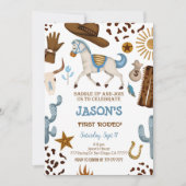 Invitation à l'anniversaire de Cowboy (Devant)