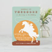 Invitation à l'anniversaire de Cowboy (Debout devant)