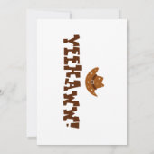 Invitation à l'anniversaire de Cowboy (Dos)