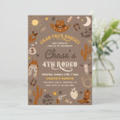Invitation à l'anniversaire de Cowboy | 4e Invitat (Debout devant)
