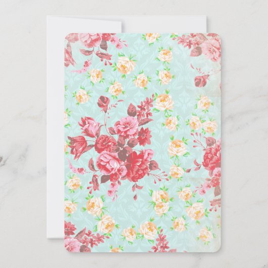 Invitation à l'anniversaire de Cupcake 1er anniver (Dos)