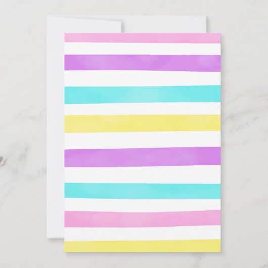 Invitation à l'anniversaire de Cupcake modifiable (Dos)