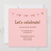 Invitation à l'anniversaire de Cupcake personnalis (Dos)