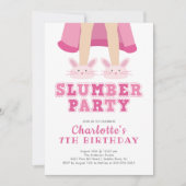 Invitation à l'anniversaire de Cute Stwood Pajama (Devant)