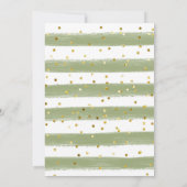 Invitation à l'anniversaire de Dinosaure à trois r (Dos)