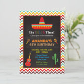 Invitation à l'anniversaire de Fiesta (Debout devant)