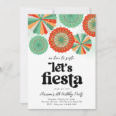 Invitation à l'anniversaire de Fiesta (Devant)