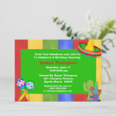 Invitation à l'anniversaire de Fiesta (Debout devant)