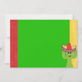 Invitation à l'anniversaire de Fiesta (Dos)