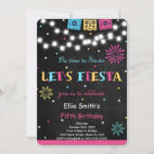 Invitation à l'anniversaire de Fiesta (Devant)