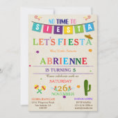 Invitation à l'anniversaire de Fiesta (Devant)