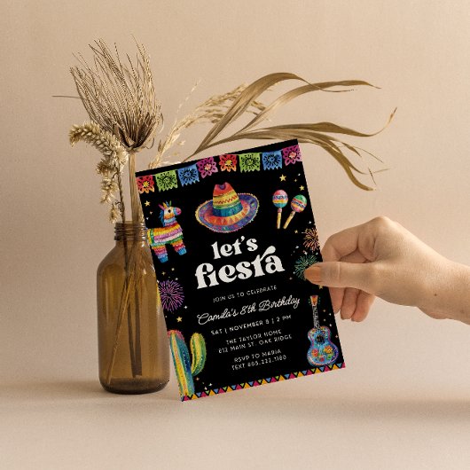 Invitation à l'anniversaire de Fiesta
