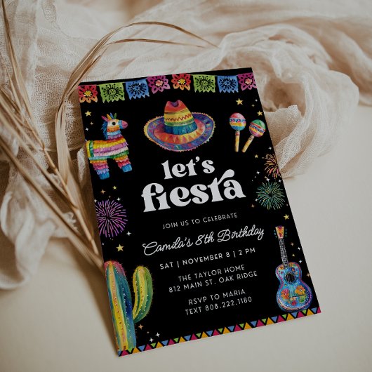 Invitation à l'anniversaire de Fiesta