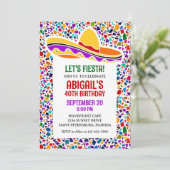 Invitation à l'anniversaire de Fiesta (Debout devant)