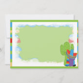 Invitation à l'anniversaire de Fiesta (Dos)