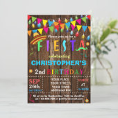 Invitation à l'anniversaire de Fiesta (Debout devant)