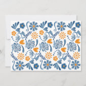 Invitation à l'anniversaire de Fiesta avec photo (Dos)