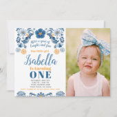 Invitation à l'anniversaire de Fiesta avec votre p (Devant)